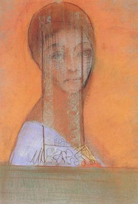 Odilon Redon Veiled Woman (mk19) France oil painting art